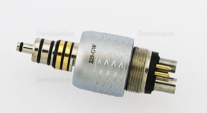 YUSENDENT CX229-GW Dental LED Quick Coupling 6 Holes Fit W&H Roto Turbine Handpiece